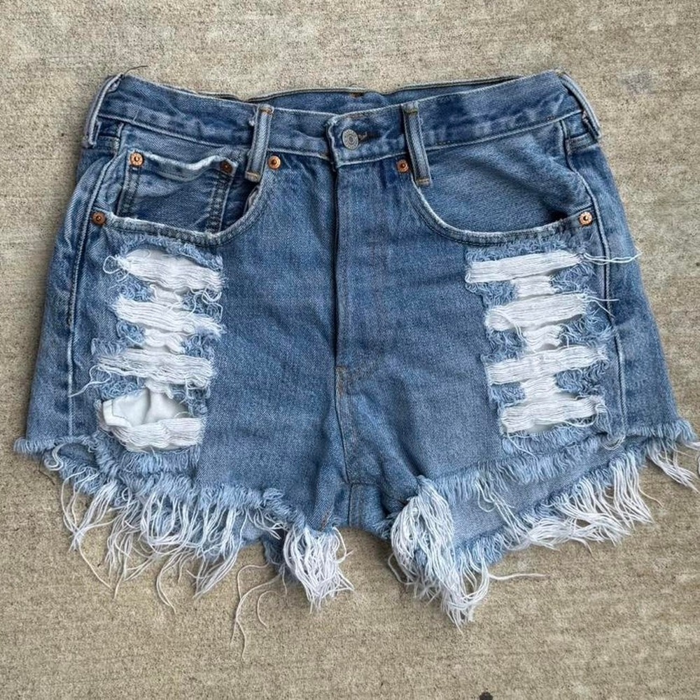 Levi's denim cutoff shorts